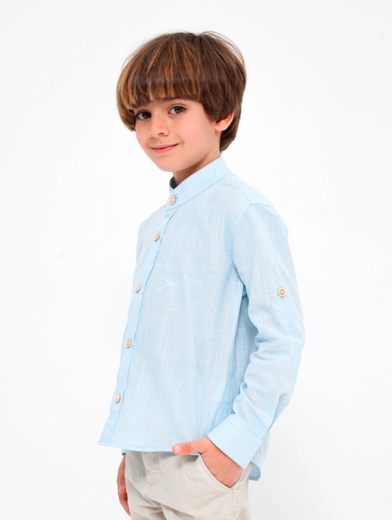 Chemise col Mao garçon